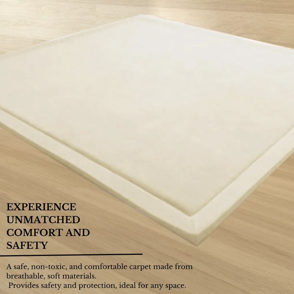 SOFT TOUCH ULTRA SOFT MEMORY FOAM TATAMI MAT - IVORY
