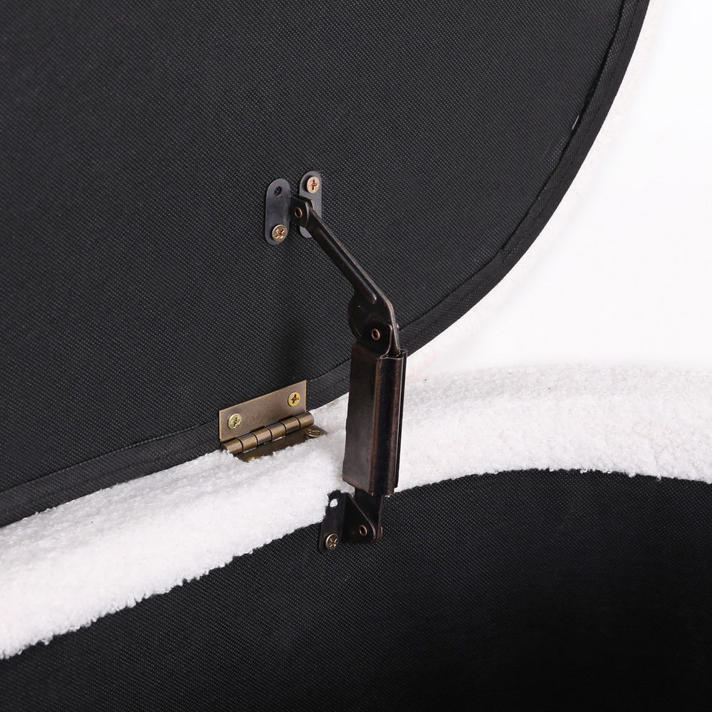 ARTISS BOUCLE 87CM STORAGE OTTOMAN